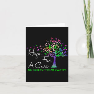 Hope For A Cure Non-hodgkins Lymphoma Awareness Tr Card