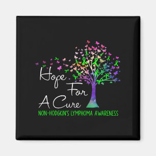 Hope For A Cure Non-hodgkins Lymphoma Awareness Tr Magnet