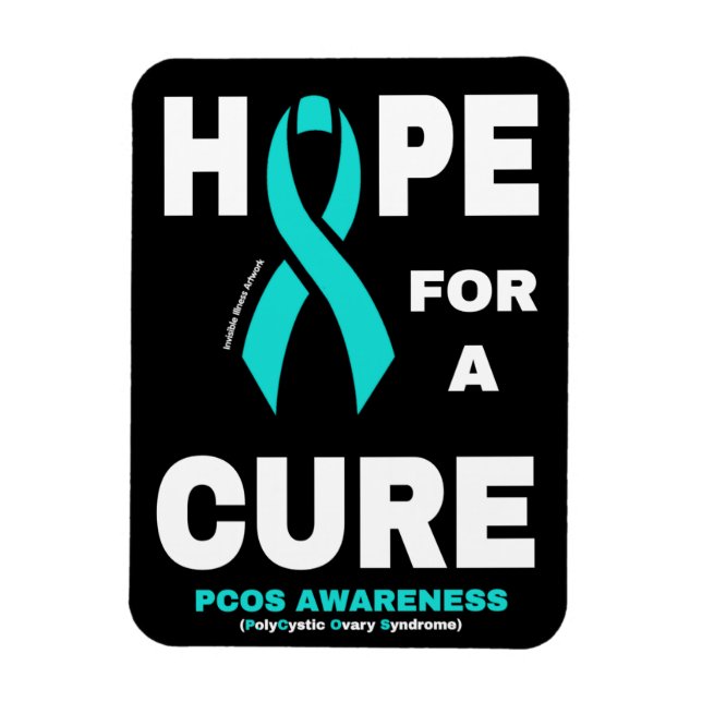 Hope For A Cure...PCOS Magnet (Vertical)