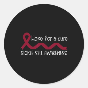 Hope For A Cure - Sickle Cell Awareness Month Indi Classic Round Sticker