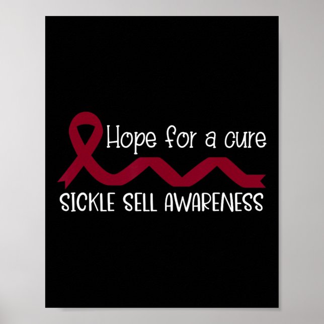 Hope For A Cure - Sickle Cell Awareness Month Indi Poster (Front)