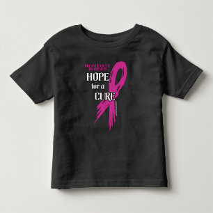 Hope for a Cure/Torn Ribbon...Breast Cancer Toddler T-Shirt
