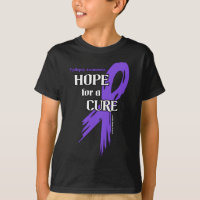 Hope for a Cure/Torn Ribbon...Epilepsy T-Shirt