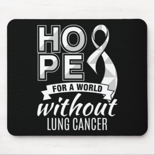 Hope For A World Without Lung Cancer Mouse Mat