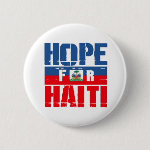Hope for Haiti 6 Cm Round Badge