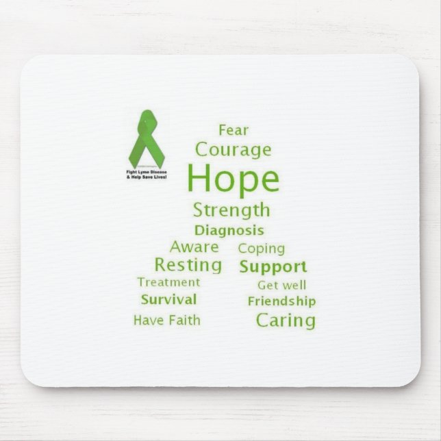 Hope for Lyme mousepad (Front)