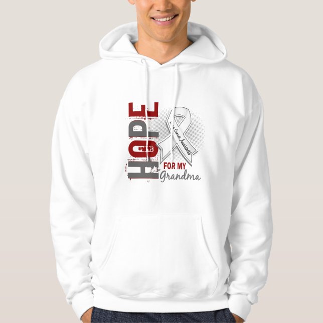Hope For My Grandma Lung Cancer Hoodie (Front)