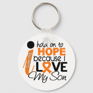Hope For My Son Multiple Sclerosis MS Key Ring