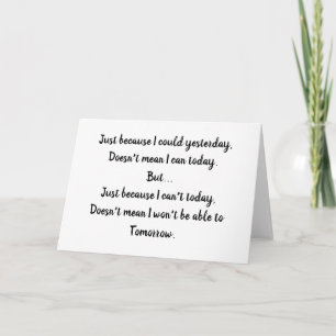 Hope for Tomorrow card