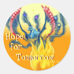 Hope for Tomorrow Classic Round Sticker
