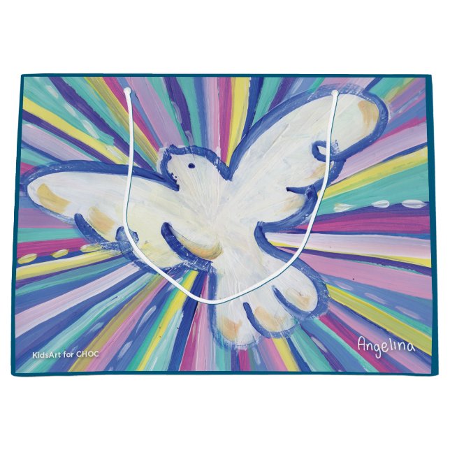 Hope for Tomorrow - KidsArt for CHOC Large Gift Bag (Front)