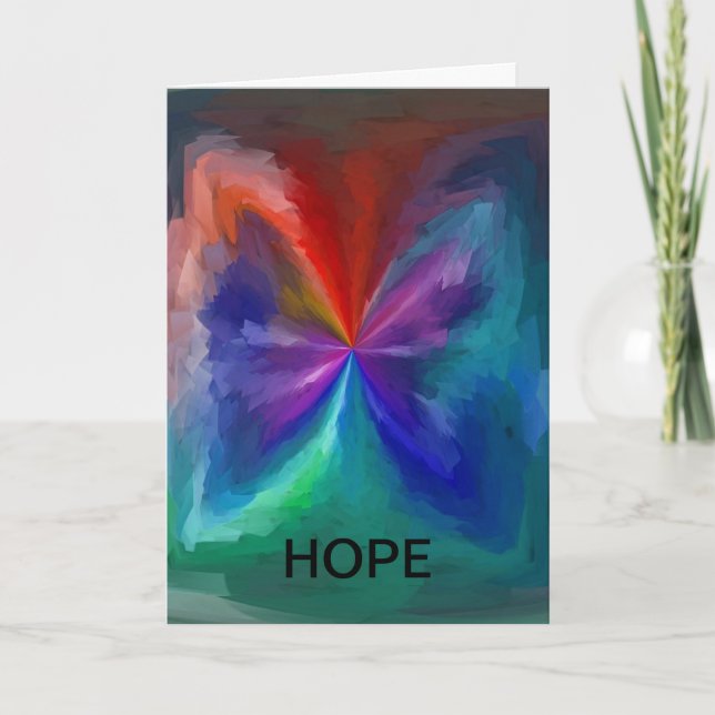 Hope Greeting Card/Tough Times Card (Front)