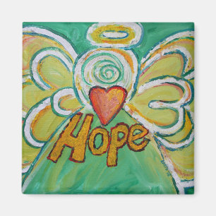 Hope Guardian Angel Word Custom Magnets