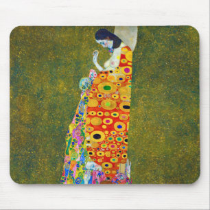 Hope, Gustav Klimt Mouse Mat