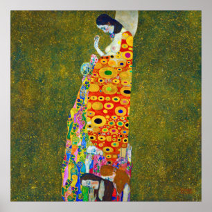 Hope, Gustav Klimt Poster