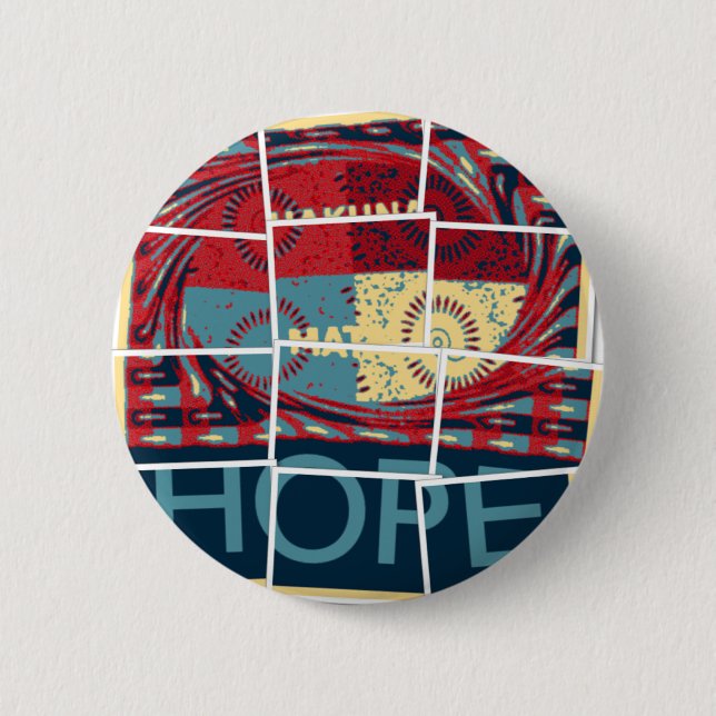 Hope Hakuna Matata 6 Cm Round Badge (Front)