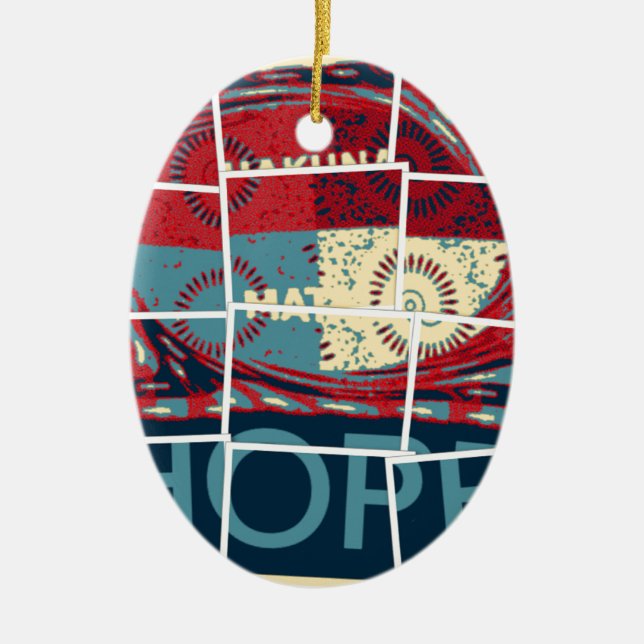 Hope Hakuna Matata Ceramic Tree Decoration (Front)