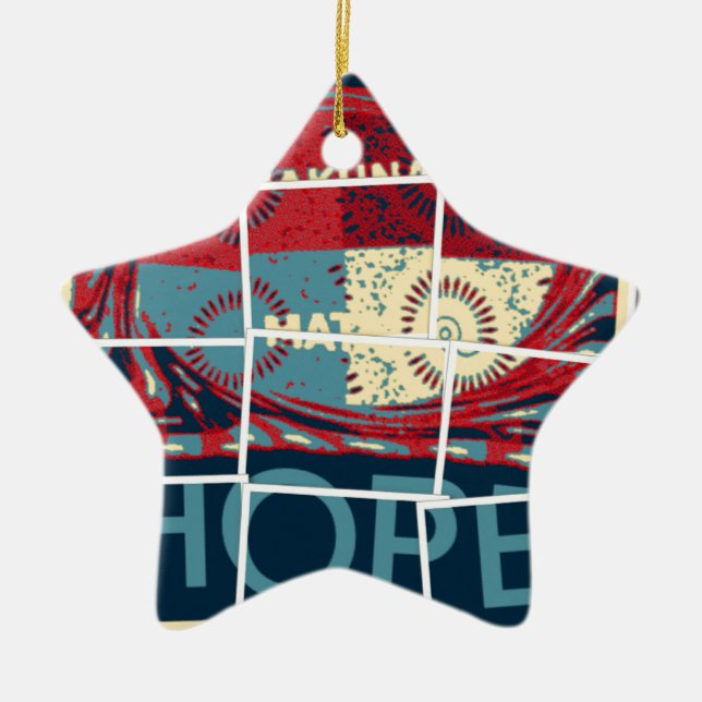 Hope Hakuna Matata Ceramic Tree Decoration (Front)