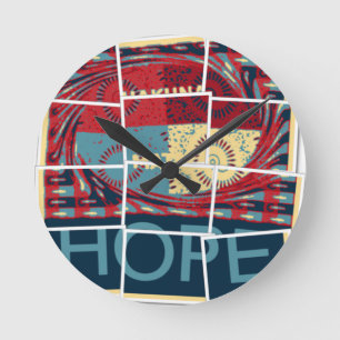Hope Hakuna Matata Round Clock