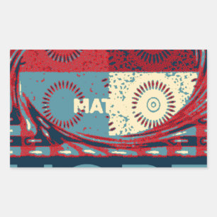 Hope Hakunamatata Lovely Inspirational Edgy vector Rectangular Sticker