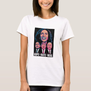 Hope Hate Heal Rise Kamala 2024 T-Shirt