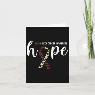 Hope Head And Neck Cancer Awareness Card