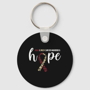 Hope Head And Neck Cancer Awareness Key Ring