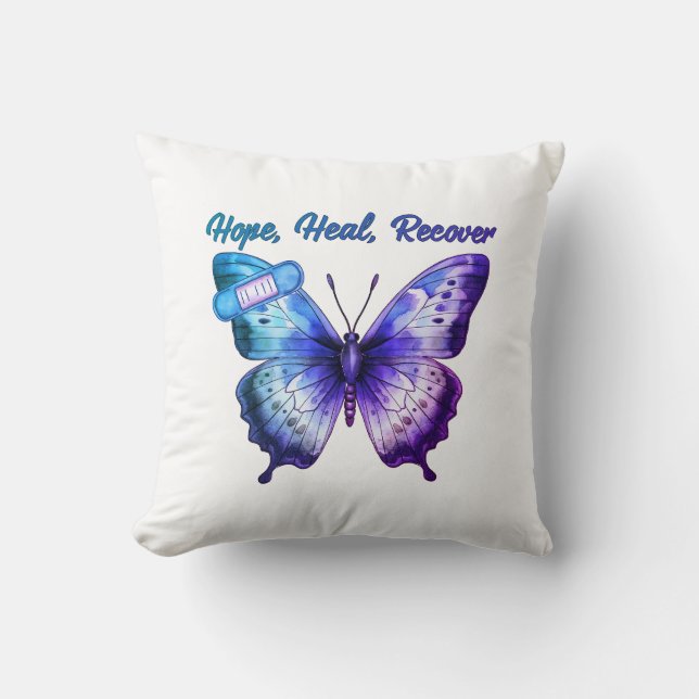 Hope, Heal, Recover Cushion (Front)