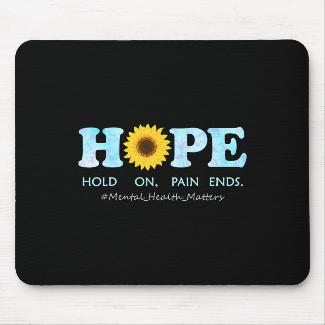 HOPE Hold On Mouse Mat (Front)