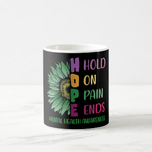 HOPE Hold On Pain Ends Mental Health Awareness Coffee Mug