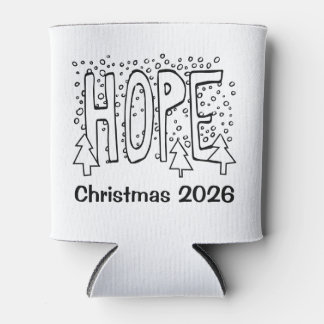 Hope Holiday Colour-It-Yourself Personalised Can Cooler