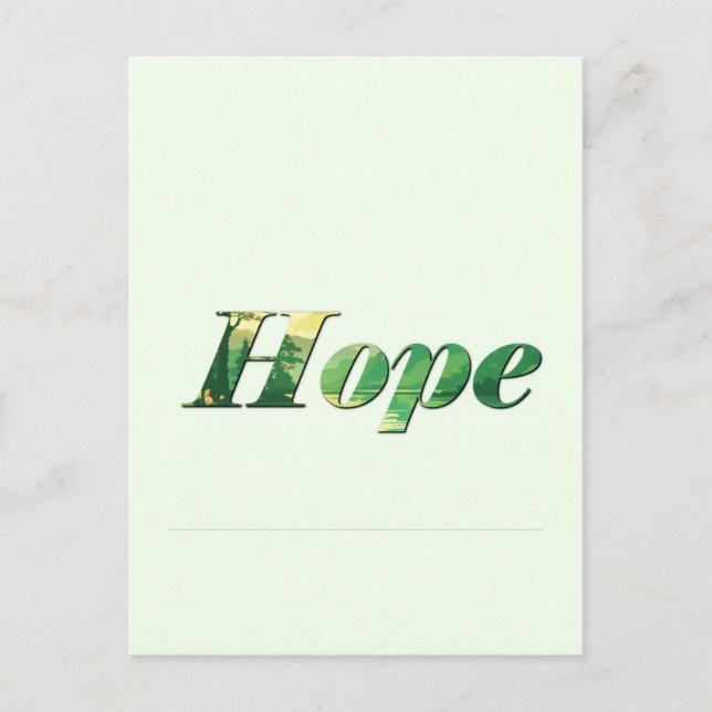 Hope. Holiday Postcard (Front)