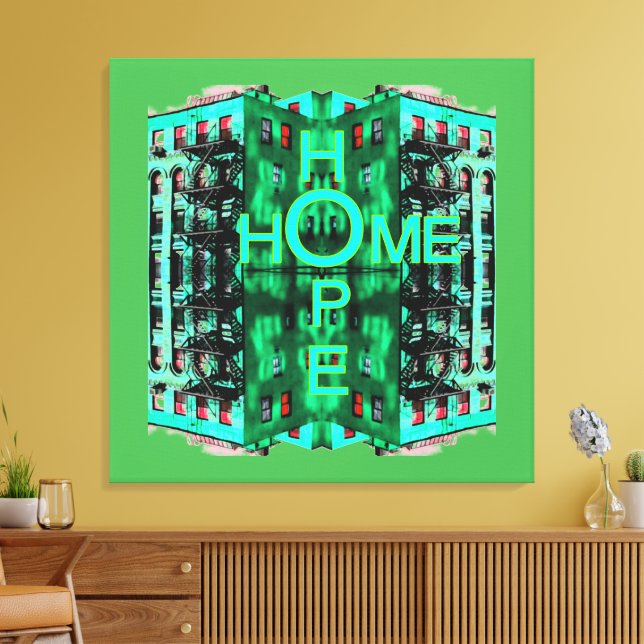 Hope Home  Canvas Print (Insitu(LivingRoom))