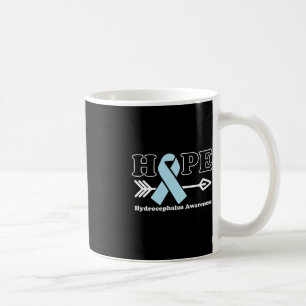 Hope - Hydrocephalus Awareness Light Blue Ribbon  Coffee Mug
