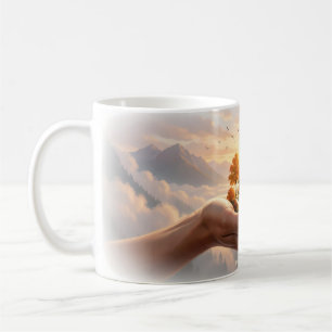 Hope in Hand Fantasy Landscape Poster Coffee Mug