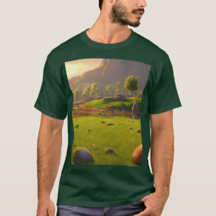 "Hope in the Barren" – Pixar-Inspired Minimal Land T-Shirt