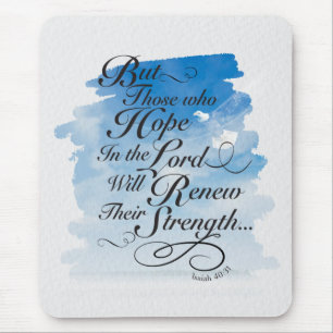 Hope in the Lord - Isaiah 40 Mouse Mat