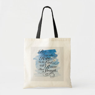Hope in the Lord - Isaiah 40 Tote Bag