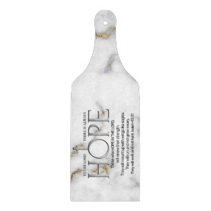 Hope in the Lord Scripture Verse Isaiah 40:31 Cutting Board