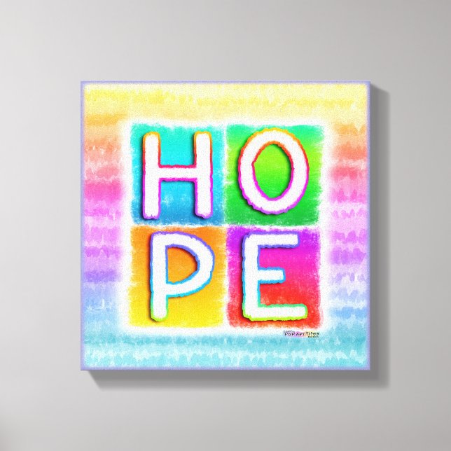 HOPE INSPIRATIONAL Gallery Wrapped Canvas (Front)