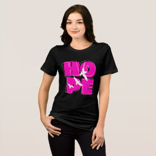 Hope Inspirational with Flying Birds Tri-Blend Shirt
