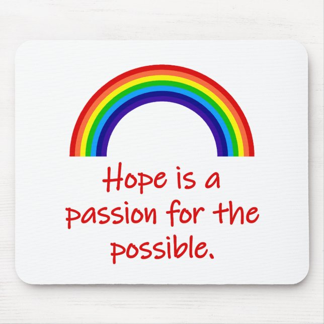 Hope Is A Passion  Mouse Mat (Front)