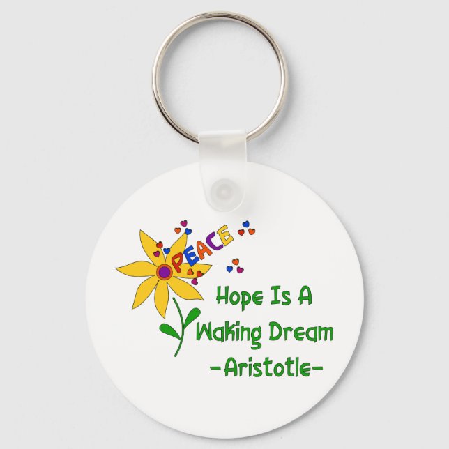 Hope Is A Waking Dream Key Ring (Front)