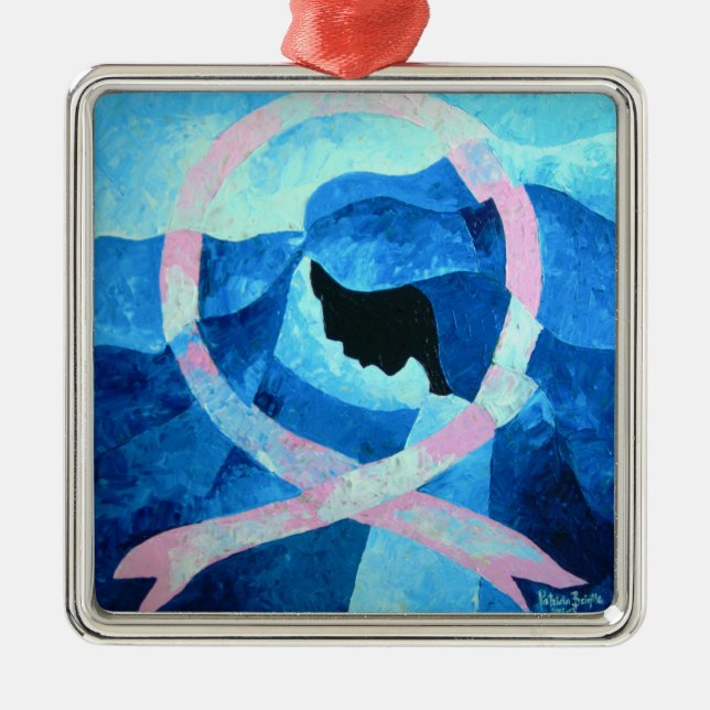 Hope is here 2012 metal tree decoration (Front)