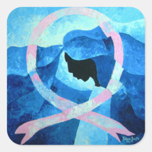 Hope is here 2012 square sticker