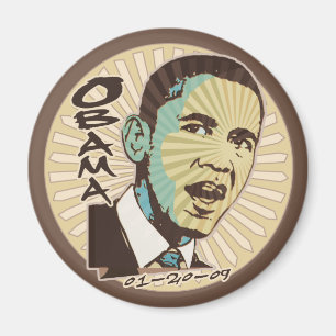 Hope is Here Inauguration Day Gear Magnet