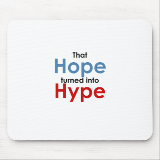 Hope is hype: Anti-Obama Mouse Mat