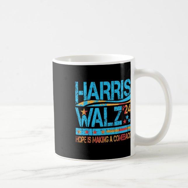 Hope Is Making A Comeback Harris Wheimer 2024  Coffee Mug (Right)