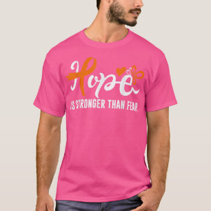 Hope is stronger than fear neurodiversity ADHD awa T-Shirt