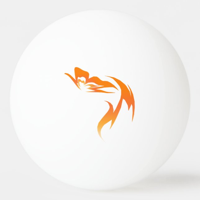 "Hope is the Flame" Butterfly Ping Pong Ball (Front)